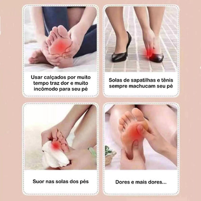 Almofada para pés - bolinhas de massagem para aliviar cansaço